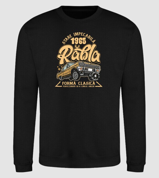 Rablă 1965 model negru pe tricou