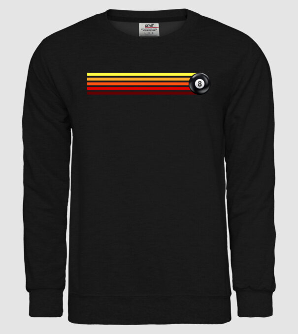 Retro - Vintage 8 ball 2 model negru pe tricou