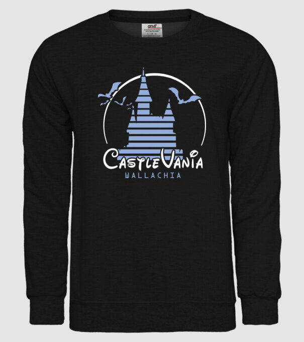 România CastleVania model negru pe tricou