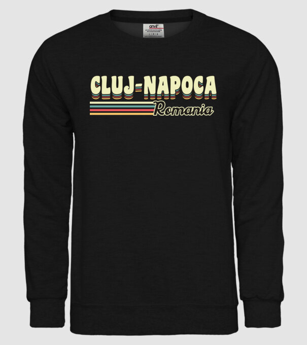 România Cluj-Napoca model negru pe tricou