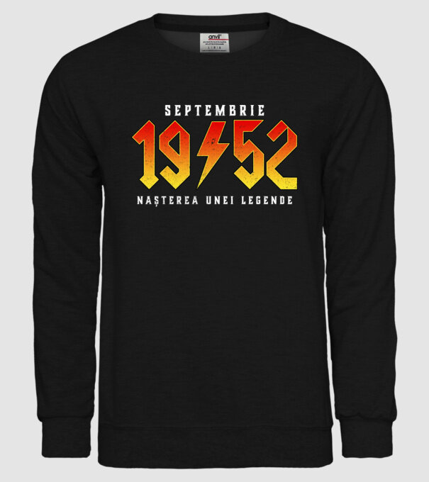 Septembrie - 1952 - nașterea unei legende model negru pe tricou