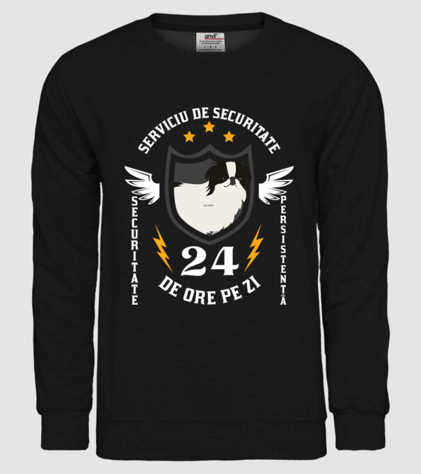 serviciu de securitate - securitate - persistență - 24 de ore pe zi model negru pe tricou