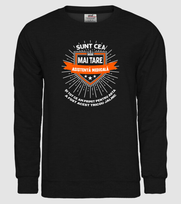 Sunt cea mai tare asistentă medicală și tot ce am primit pentru asta a fost acest tricou jalnic model negru pe tricou