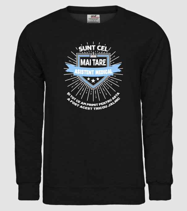 Sunt cel mai tare asistent medical și tot ce am primit pentru asta a fost acest tricou jalnic model negru pe tricou