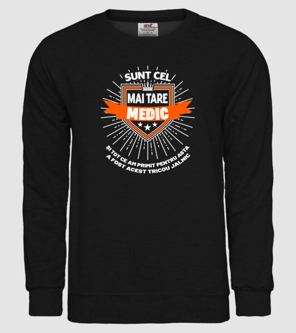 Sunt cel mai tare medic și tot ce am primit pentru asta a fost acest tricou jalnic model negru pe tricou