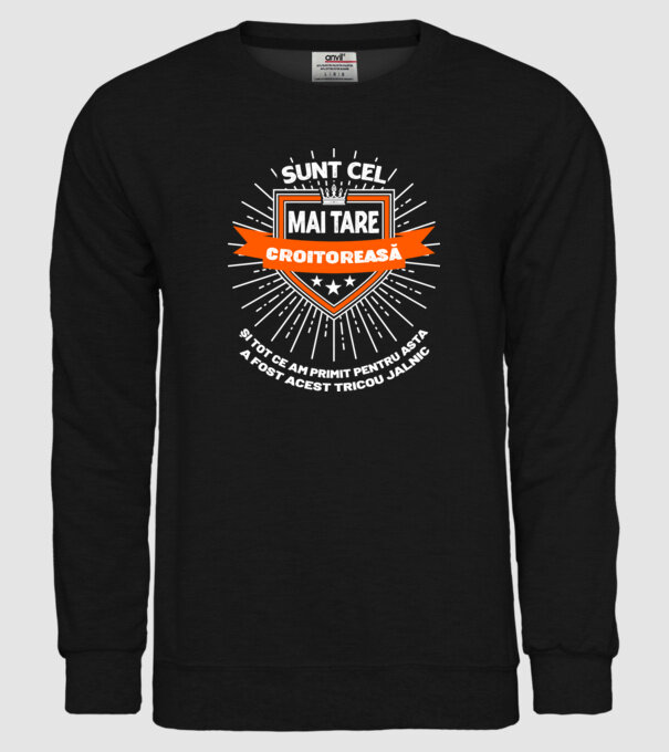 Sunt cea mai tare croitoreasă și tot ce am primit pentru asta a fost acest tricou jalnic model negru pe tricou