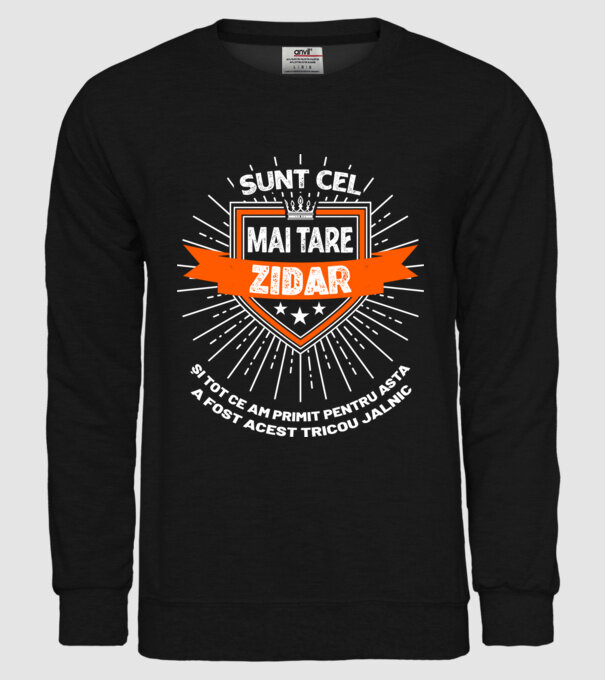 Sunt cel mai tare zidar și tot ce am primit pentru asta a fost acest tricou jalnic model negru pe tricou