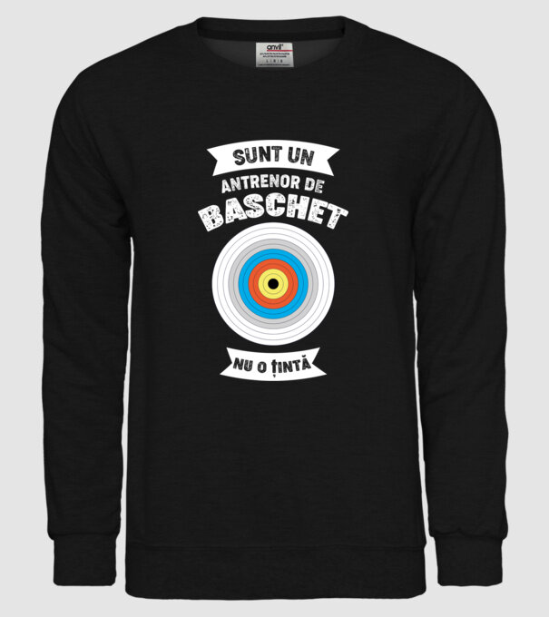 sunt un antrenor de baschet, nu o țintă model negru pe tricou