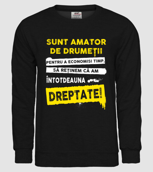 sunt amator de drumeții - pentru a economisi timp, să reținem că am întotdeauna dreptate model negru pe tricou