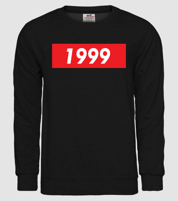 Supreme Birthday 1999 model negru pe tricou