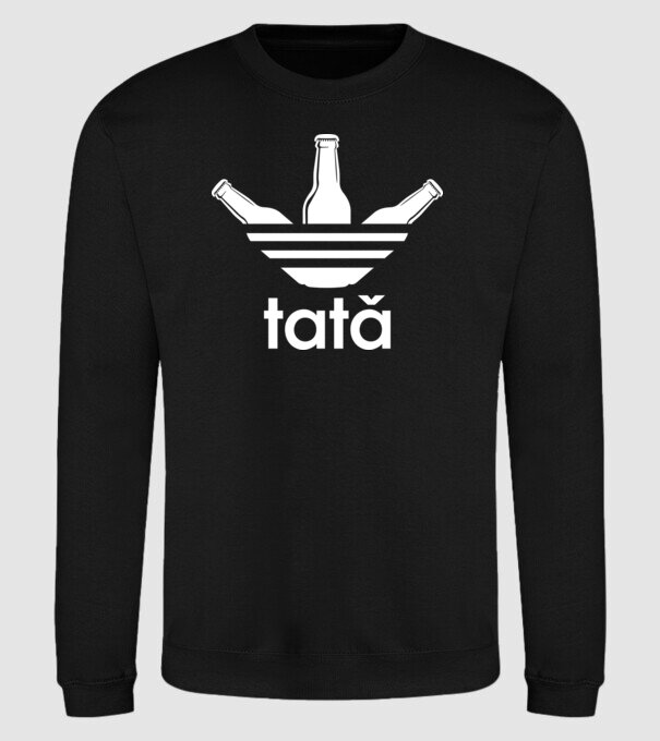 Tatadidas model negru pe tricou