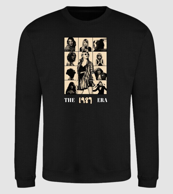 Taylor Swift ERAS peach model negru pe tricou