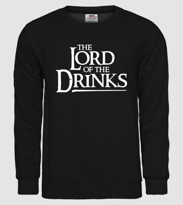 The Lord Of The Drinks model negru pe tricou