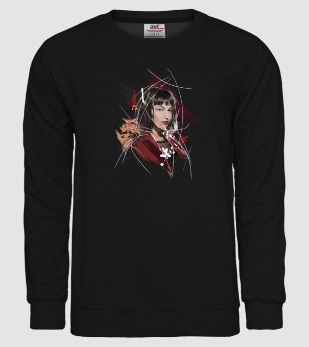 tokyo poster model negru pe tricou