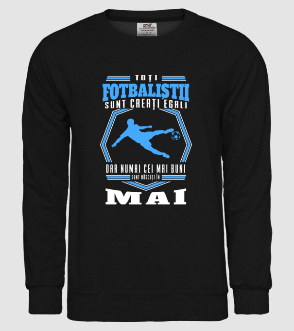 Toți fotbaliștii sunt creați egali, dar numai cei mai buni sunt născuți în mai model negru pe tricou