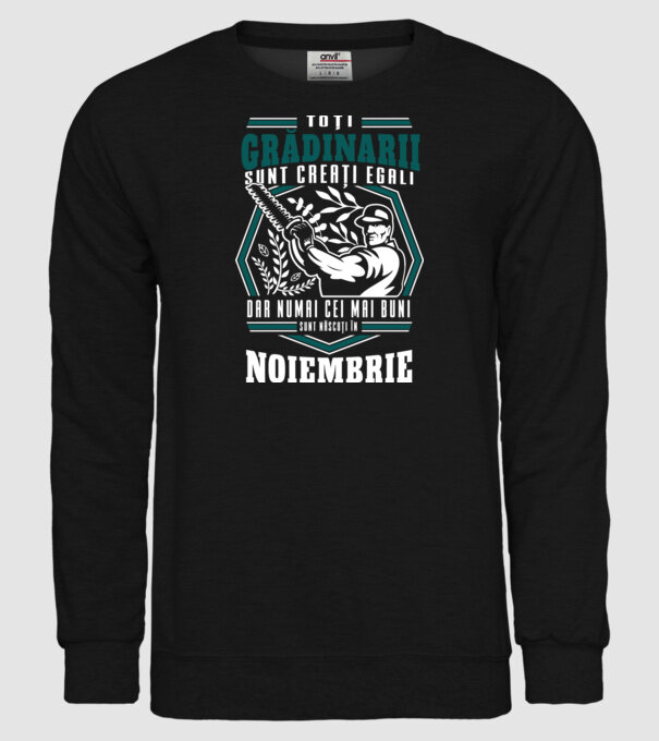 Toți grădinarii sunt creați egali noiembrie model negru pe tricou