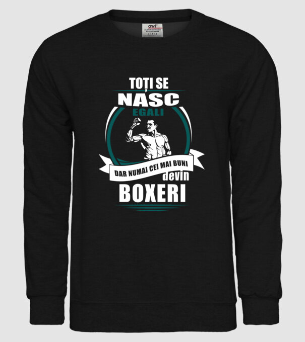 toți se nasc egali, dar numai cei mai buni devin boxeri model negru pe tricou