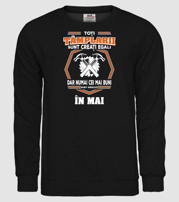 toți tâmplarii sunt creați egali, dar numai cei mai buni sunt născuți în mai model negru pe tricou