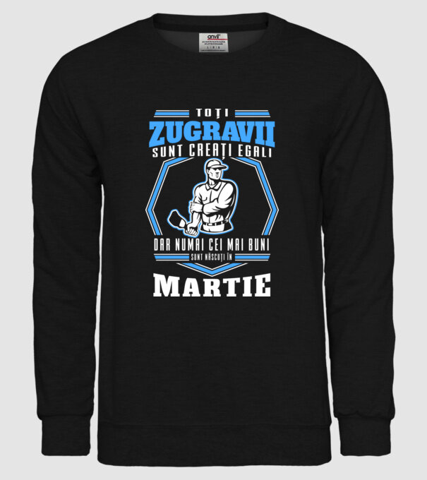 Toți zugravii sunt creați egali, dar numai cei mai buni sunt născuți în martie model negru pe tricou