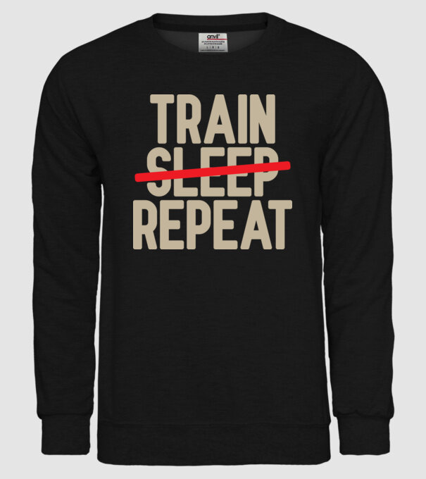 Train repeat model negru pe tricou