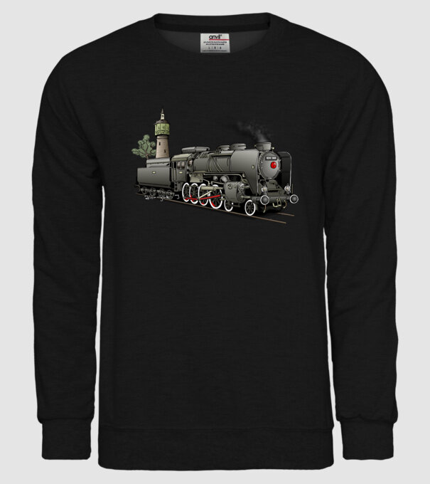 Trenuri model negru pe tricou