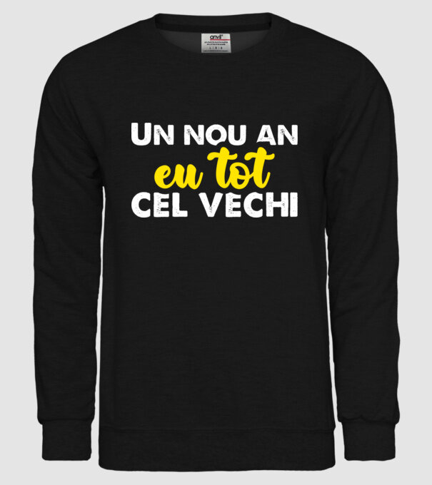 Un nou an, eu tot cel vechi model negru pe tricou
