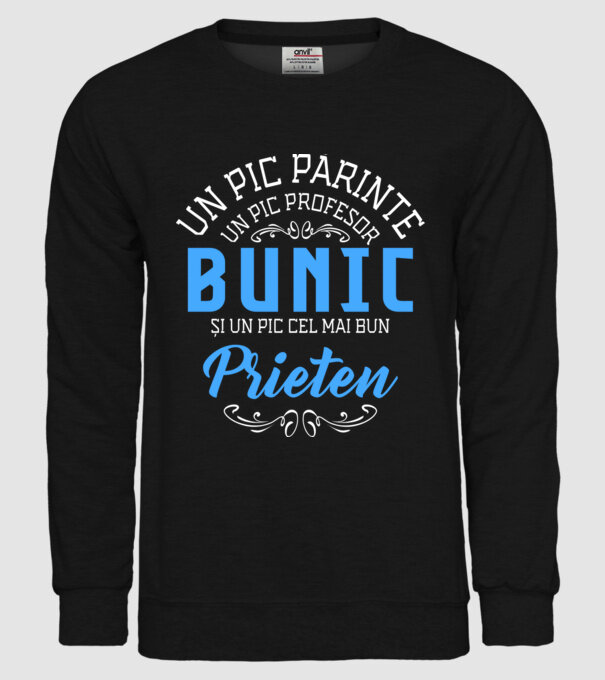 Un pic părinte, un pic profesor - bunic - și un pic cel mai bun prieten model negru pe tricou