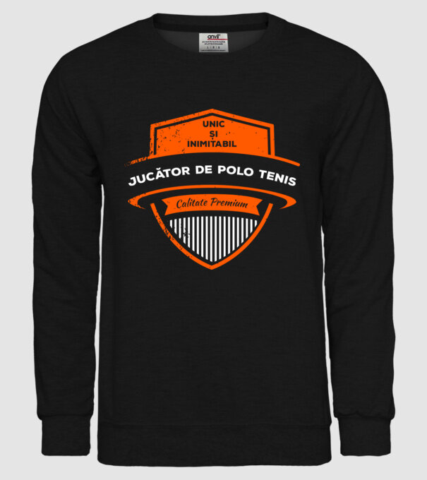 JUCĂTOR DE TENIS unic și inimitabil calitate premium model negru pe tricou
