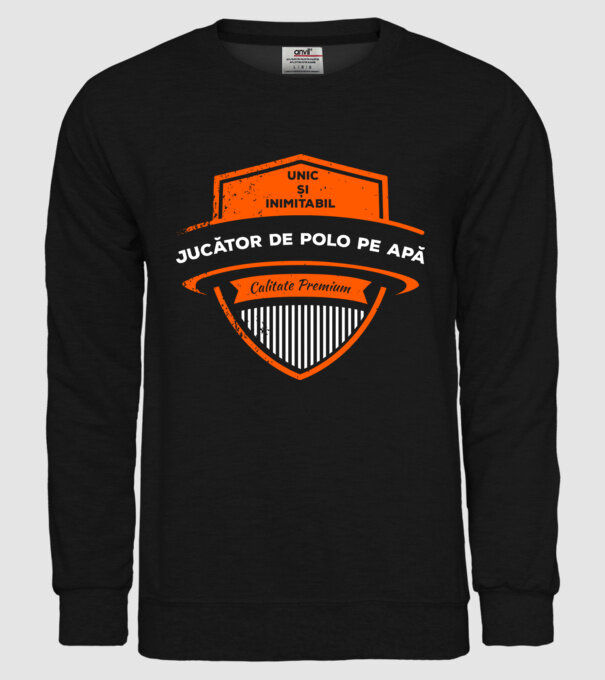 Jucător de Polo pe apă unic și inimitabil calitate premium model negru pe tricou