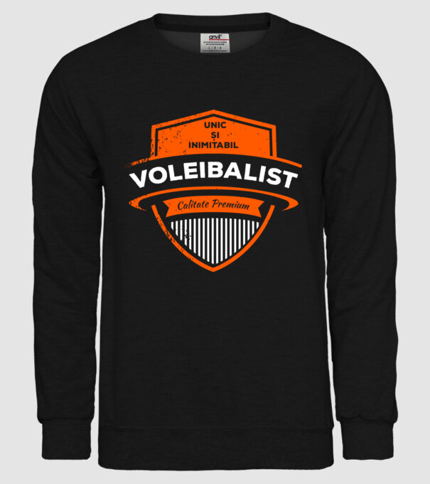 VOLEIBALIST unic și inimitabil calitate premium model negru pe tricou
