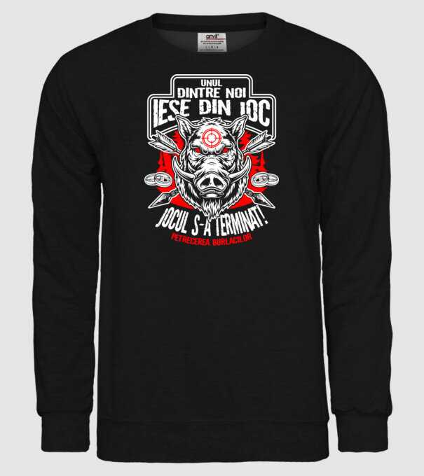 Unul dintre noi iese din joc - jocul s-a terminat - petrecerea burlacilor model negru pe tricou