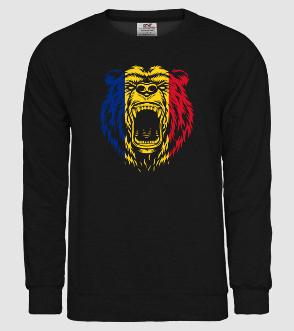 ursul model negru pe tricou