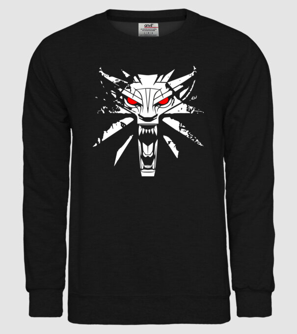 Witcher model negru pe tricou