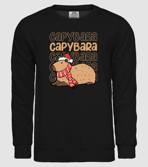 Xmas Cappy model negru pe tricou