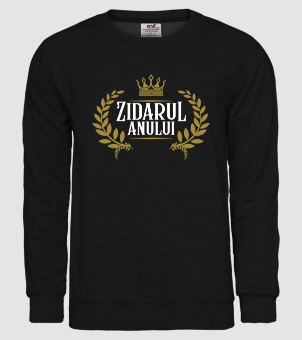 Zidarul anului model negru pe tricou