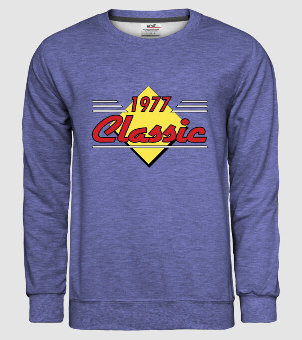Classic - 1977 model albastru jeanși pe tricou
