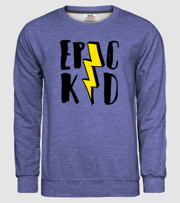 EpicKid model albastru jeanși pe tricou