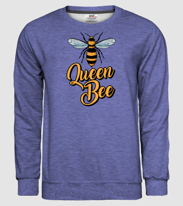 Queen Bee model albastru jeanși pe tricou