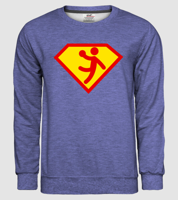 Supersportiv HANDBALIST model albastru jeanși pe tricou