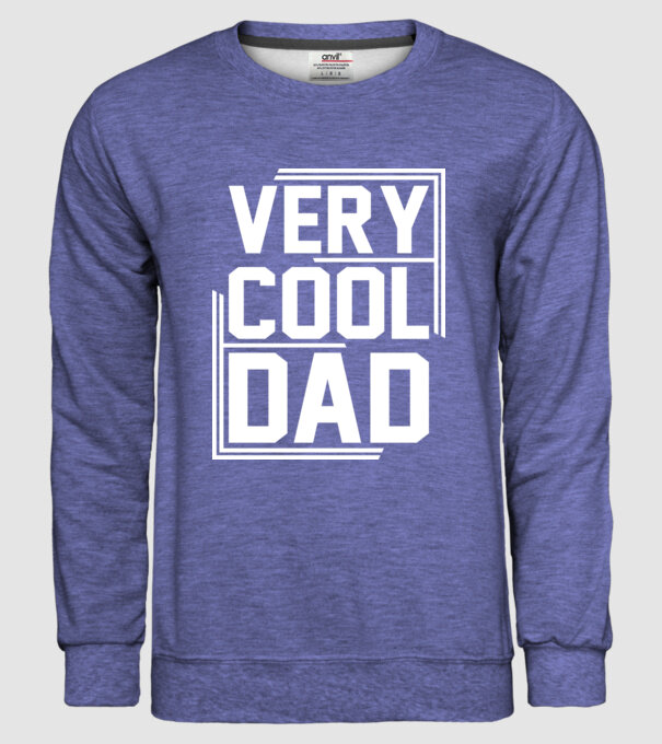Very Cool Dad model albastru jeanși pe tricou
