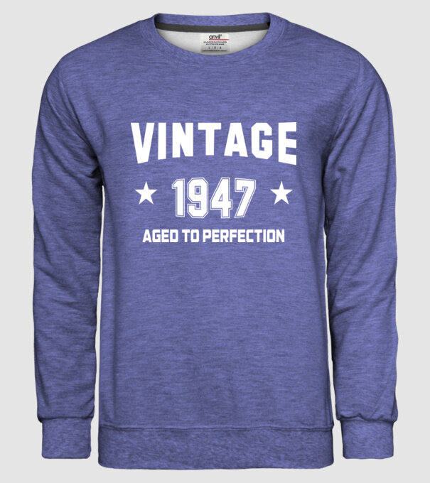 Vintage - 1947 model albastru jeanși pe tricou