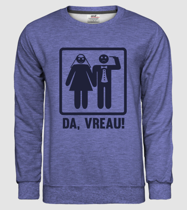 da, vreau model albastru jeanși pe tricou