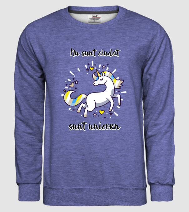 Nu sunt ciudat - sunt unicorn model albastru jeanși pe tricou