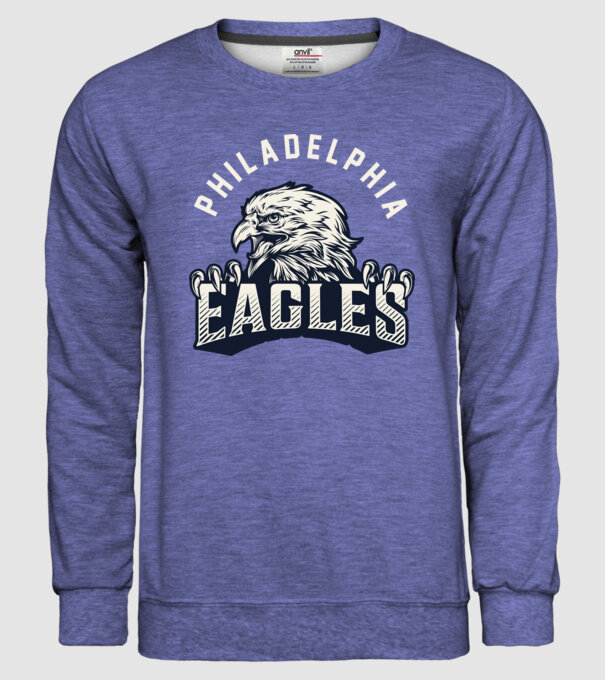 Philadelphia Eagles model albastru jeanși pe tricou