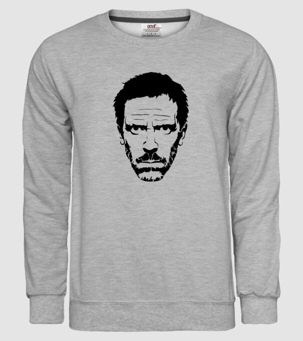 dr. house model gri pe tricou