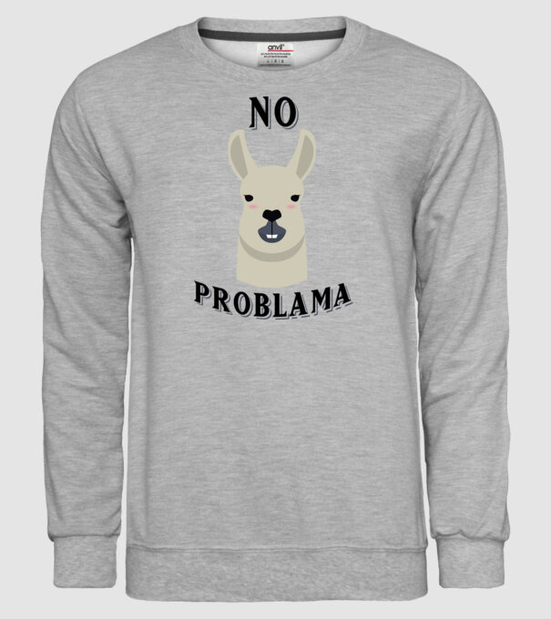 No problama model gri pe tricou