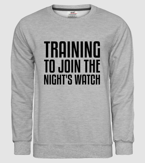 Training to join the nights watch model gri pe tricou