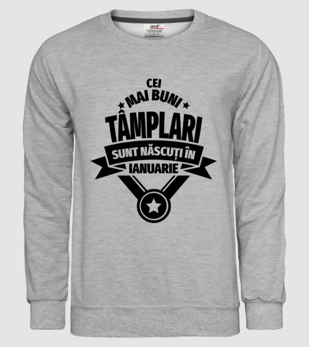 Cei mai buni tâmplari sunt născuți în Ianuarie model gri pe tricou