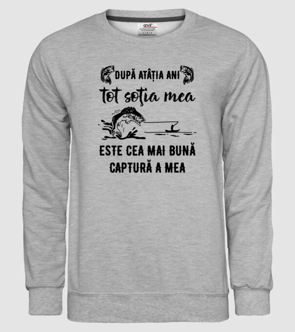 după atâția ani, tot soția mea este cea mai bună captură a mea D9914124 model gri pe tricou