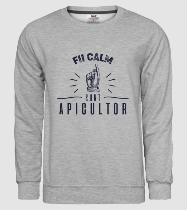 Fii calm.... sunt apicultor model gri pe tricou